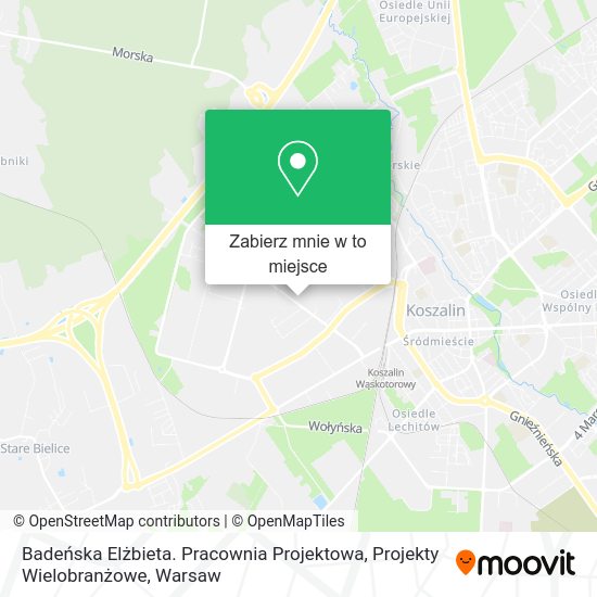 Mapa Badeńska Elżbieta. Pracownia Projektowa, Projekty Wielobranżowe