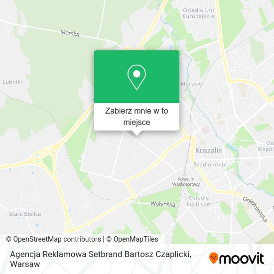 Mapa Agencja Reklamowa Setbrand Bartosz Czaplicki