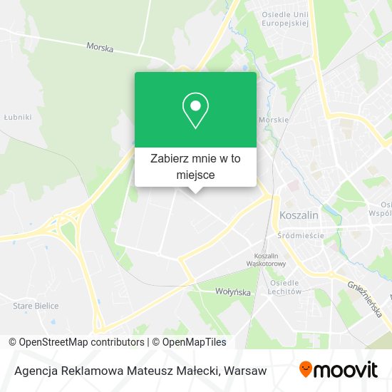 Mapa Agencja Reklamowa Mateusz Małecki