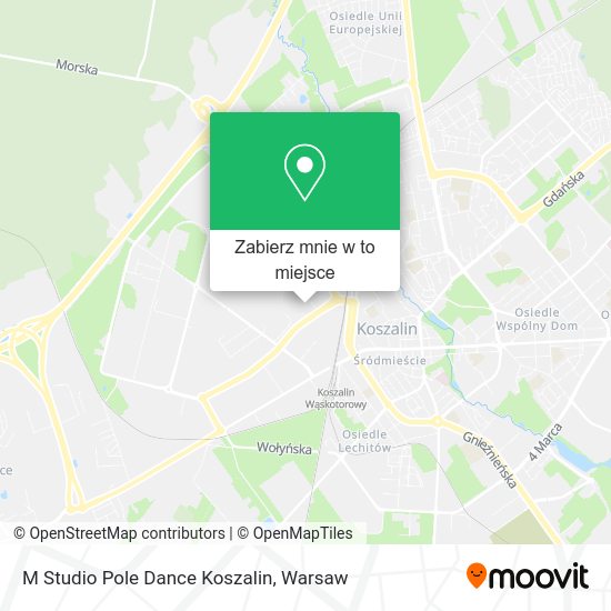 Mapa M Studio Pole Dance Koszalin