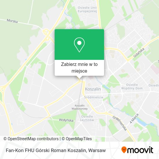 Mapa Fan-Kon FHU Górski Roman Koszalin