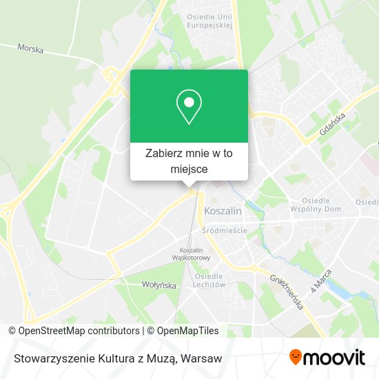 Mapa Stowarzyszenie Kultura z Muzą