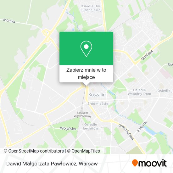 Mapa Dawid Małgorzata Pawłowicz