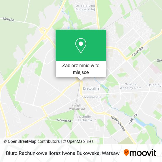 Mapa Biuro Rachunkowe Iloraz Iwona Bukowska