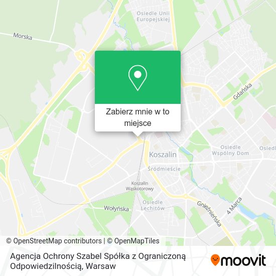 Mapa Agencja Ochrony Szabel Spółka z Ograniczoną Odpowiedzilnością