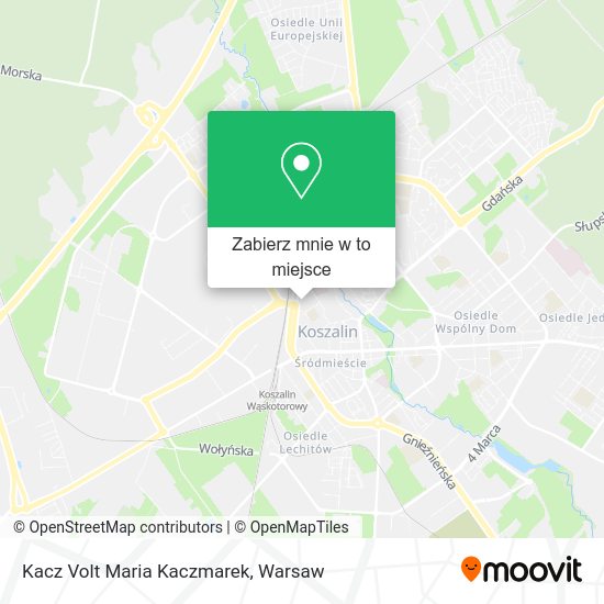 Mapa Kacz Volt Maria Kaczmarek