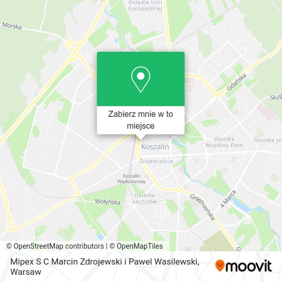 Mapa Mipex S C Marcin Zdrojewski i Pawel Wasilewski