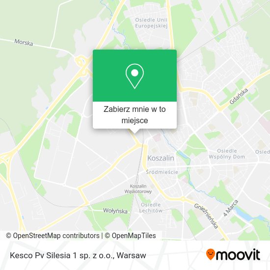 Mapa Kesco Pv Silesia 1 sp. z o.o.