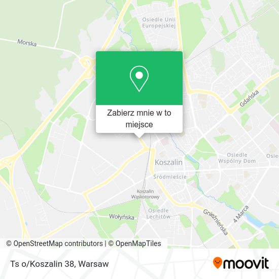 Mapa Ts o/Koszalin 38