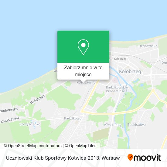 Mapa Uczniowski Klub Sportowy Kotwica 2013