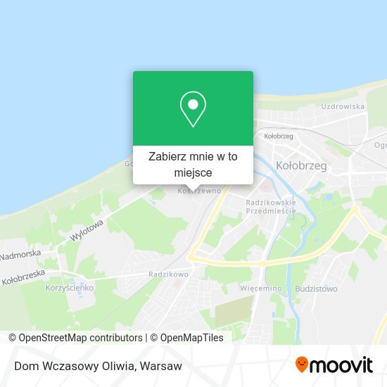 Mapa Dom Wczasowy Oliwia