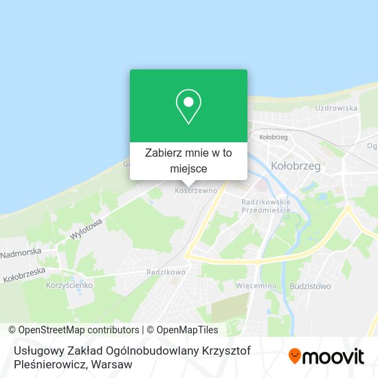 Mapa Usługowy Zakład Ogólnobudowlany Krzysztof Pleśnierowicz