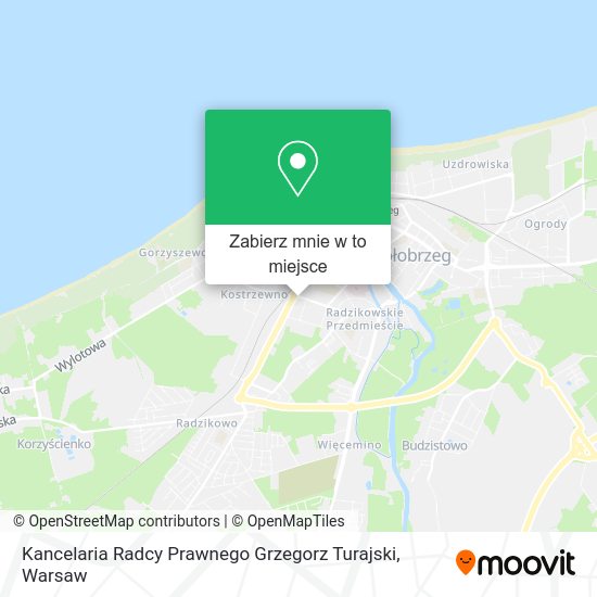 Mapa Kancelaria Radcy Prawnego Grzegorz Turajski