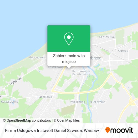 Mapa Firma Usługowa Instavolt Daniel Szweda