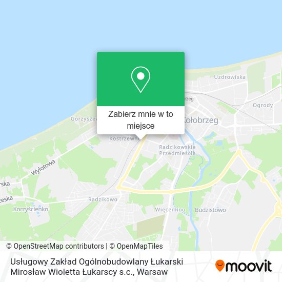 Mapa Usługowy Zakład Ogólnobudowlany Łukarski Mirosław Wioletta Łukarscy s.c.