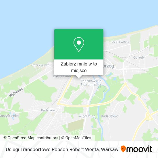 Mapa Uslugi Transportowe Robson Robert Wenta