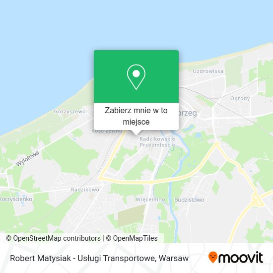 Mapa Robert Matysiak - Usługi Transportowe