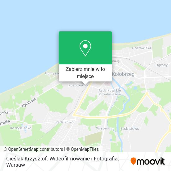 Mapa Cieślak Krzysztof. Wideofilmowanie i Fotografia