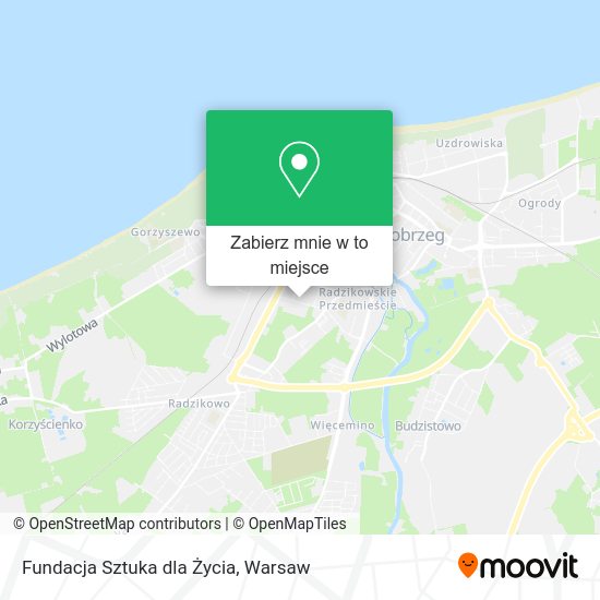 Mapa Fundacja Sztuka dla Życia