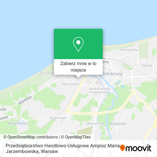 Mapa Przedsiębiorstwo Handlowo-Usługowe Ampisz Maria Jarzembowska