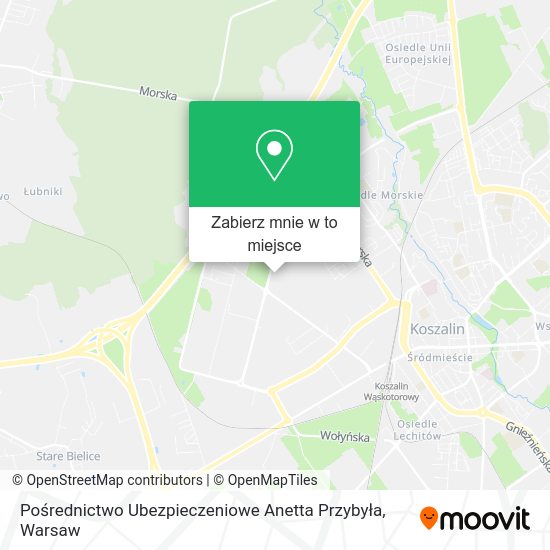 Mapa Pośrednictwo Ubezpieczeniowe Anetta Przybyła