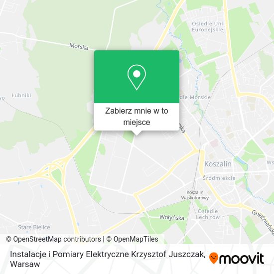 Mapa Instalacje i Pomiary Elektryczne Krzysztof Juszczak