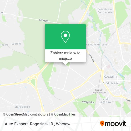 Mapa Auto Ekspert. Rogozinski R.