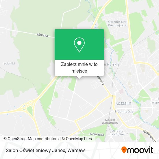 Mapa Salon Oświetleniowy Janex