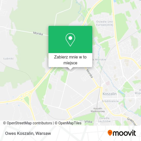 Mapa Owes Koszalin