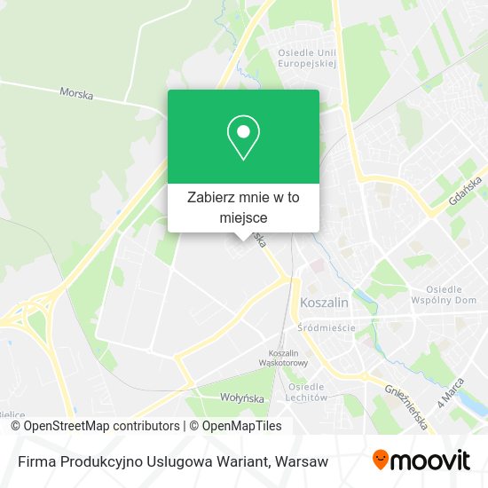 Mapa Firma Produkcyjno Uslugowa Wariant