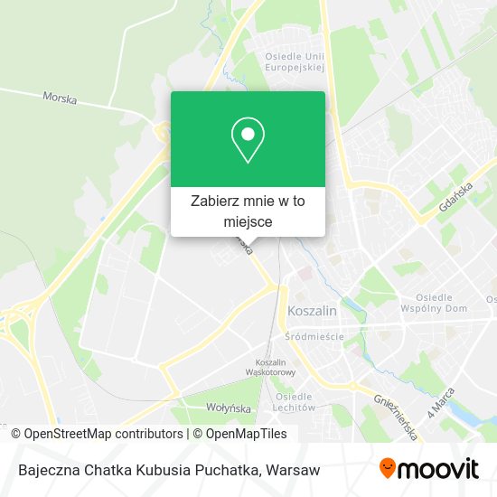 Mapa Bajeczna Chatka Kubusia Puchatka