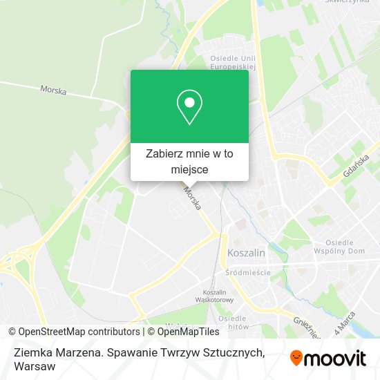 Mapa Ziemka Marzena. Spawanie Twrzyw Sztucznych