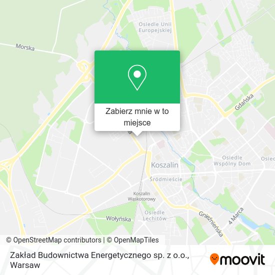 Mapa Zakład Budownictwa Energetycznego sp. z o.o.