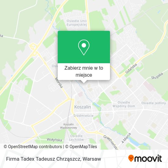 Mapa Firma Tadex Tadeusz Chrząszcz