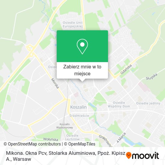 Mapa Mikona. Okna Pcv, Stolarka Aluminiowa, Ppoż. Kipisz A.