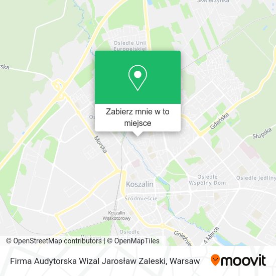 Mapa Firma Audytorska Wizal Jarosław Zaleski