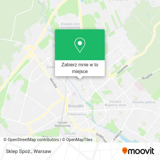 Mapa Sklep Spoż.