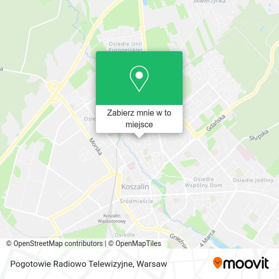 Mapa Pogotowie Radiowo Telewizyjne