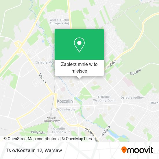 Mapa Ts o/Koszalin 12