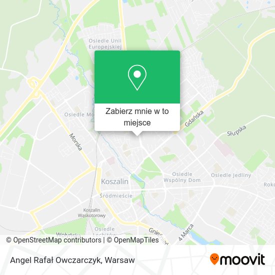 Mapa Angel Rafał Owczarczyk