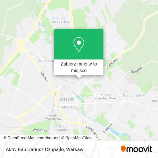 Mapa Aktiv Bau Dariusz Czupajło