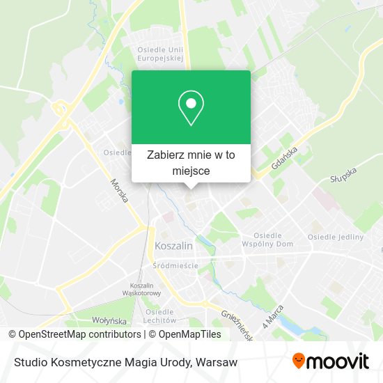 Mapa Studio Kosmetyczne Magia Urody