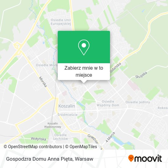 Mapa Gospodzra Domu Anna Pięta