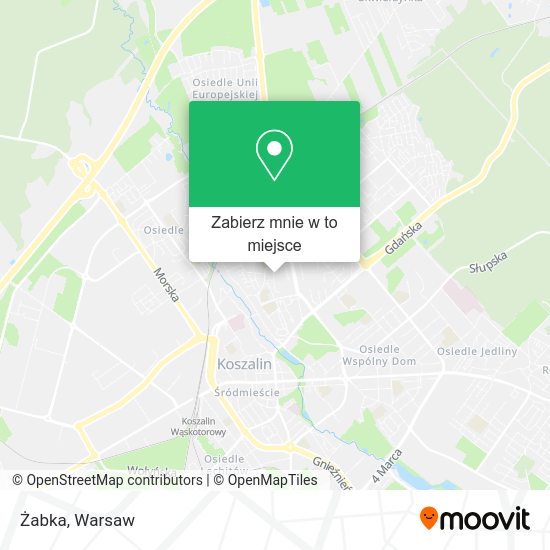 Mapa Żabka