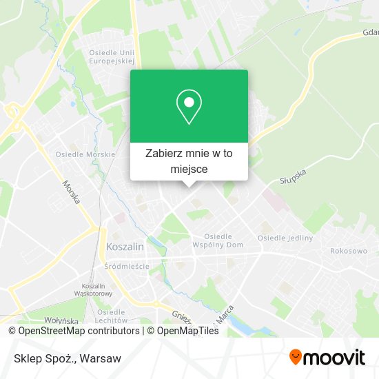 Mapa Sklep Spoż.