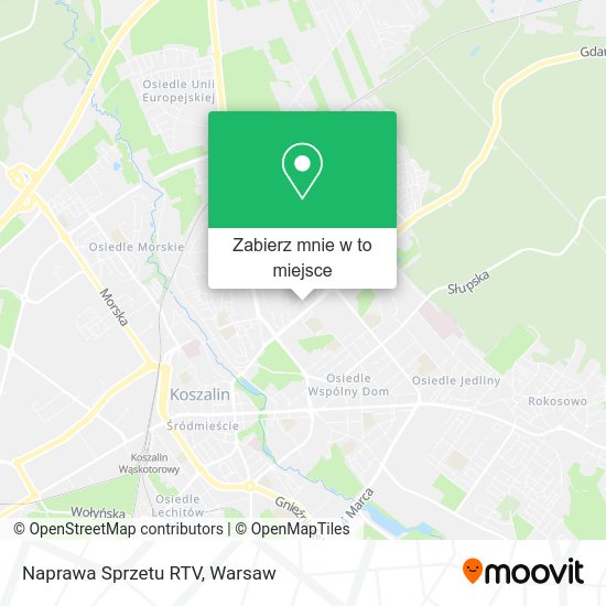 Mapa Naprawa Sprzetu RTV