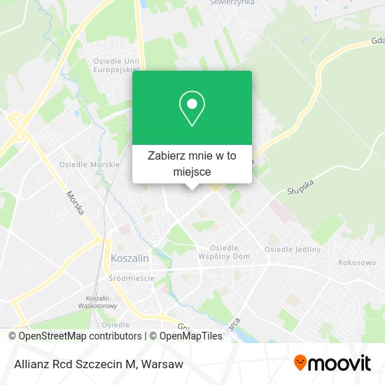 Mapa Allianz Rcd Szczecin M