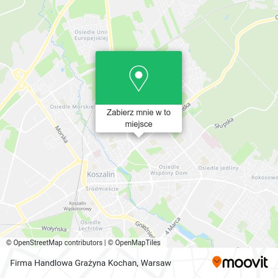 Mapa Firma Handlowa Grażyna Kochan