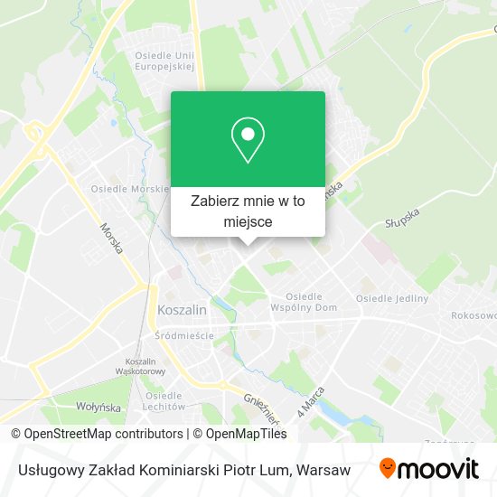 Mapa Usługowy Zakład Kominiarski Piotr Lum