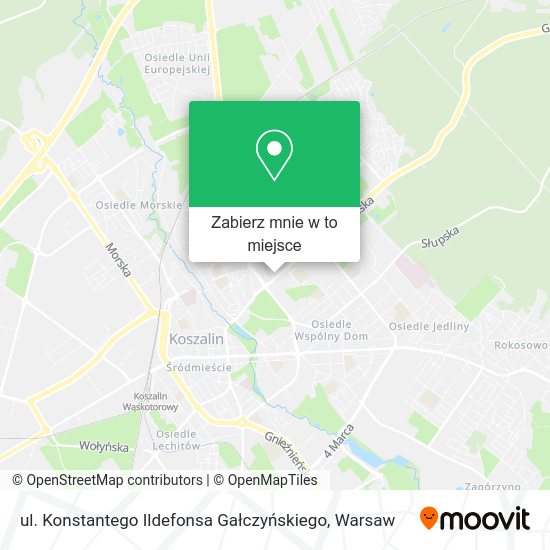 Mapa ul. Konstantego Ildefonsa Gałczyńskiego